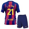 Camiseta de fútbol FC Barcelona Frenkie de Jong 21 Niño 1ª equipación 2025-26 Camiseta de fútbol FC Barcelona Frenkie de Jong 21 Niño 1ª equipación 2025-26